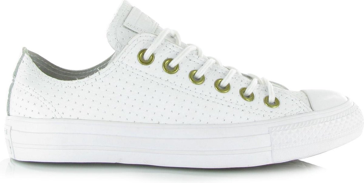 Converse All Star Craft Leather OX Wit | bol.com