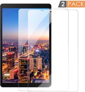 2x Screenprotector Tempered Glass Glazen Gehard Screen Protector 2.5D 9H (0.3mm) - Glasplaatje Geschikt voor: Samsung Galaxy Tab A 10.1 2019 SM-T515/T510