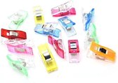 Wonder clips: Knijpen en vasthouden, kleine knijpertjes - vervanging voor spelden voor naaien - 100 stuks gemengd