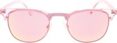 Sunheroes Zonnebril MILA Classic - Transparant roze montuur - Spiegelend roze glazen