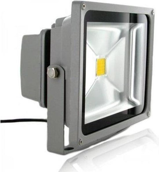 50 watt LED Schijnwerper Koud Wit outdoor grijs
