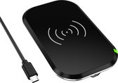 Choetech Wireless charger 10W fast charge - 3 coils - Zwart