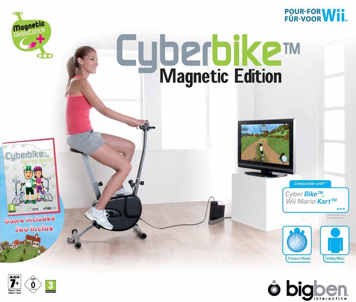 dwaas Noodlottig veerboot Bigben Cyberbike - Magnetic Edition Zwart Wii | bol.com