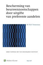 Serie vanwege het Van der Heijden Instituut te Nijmegen 147 -   Bescherming van beursvennootschappen door uitgifte van preferente aandelen