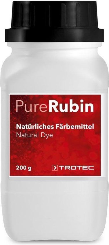 TROTEC Lekdetectie kleurstof - Natuurlijk kleurmiddel - Rood PureRubin 200 g