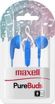 Maxell PureBuds with mic blue