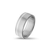 ring in titanium en zilver