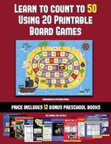 Kindergarten Number Book (Learn to Count to 50 Using 20 Printable Board Games)