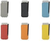 Polka Dot Hoesje voor Bea Fon S33 met gratis Polka Dot Stylus, geel , merk i12Cover