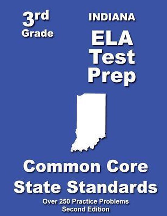 Indiana 3rd Grade Ela Test Prep - cover