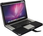 Decoded - leren hoes voor Macbook Pro Slim Cover 13 inch - zwart