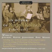 Rudolf Kolish - In Honour Of Rudollf Kolisch (6 CD)