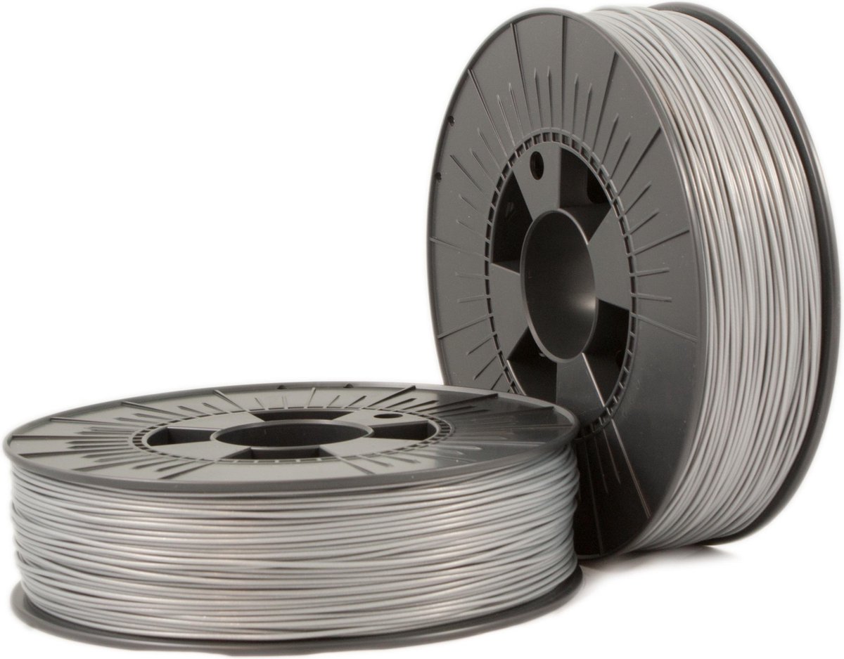 ABS 1,75mm silver ca. RAL 9006 0,75kg - 3D Filament Supplies