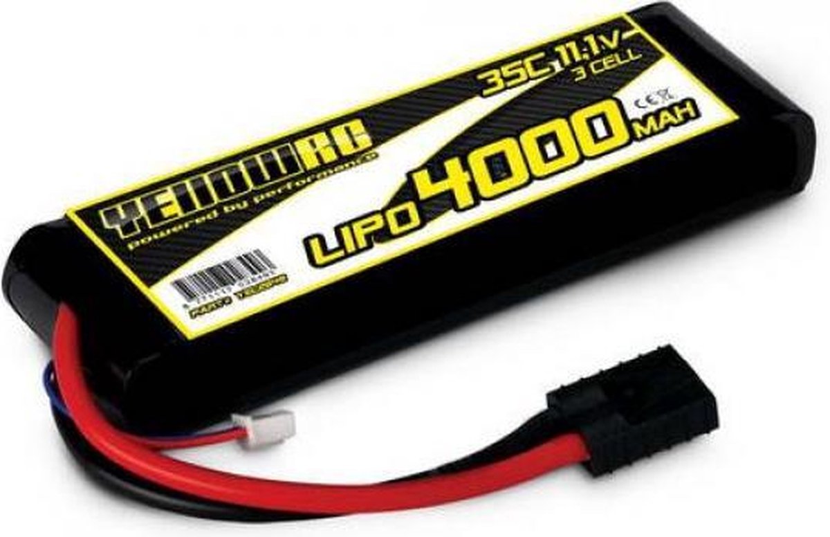 Yellow RC lipo Batterij 35c 11,1 volt 4000mah | bol.com