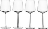 Iittala Essence - Wijnglazen Rode Wijn – Vaatwasserbestendig - Transparant - 45 cl – Set van 4 Glazen