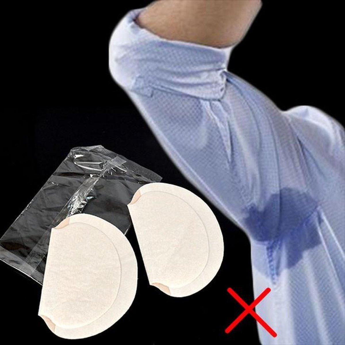 Goedkoopste Okselpads Unisex - Anti transpirant Zweet Pads - Anti-transpirant Wattenschrijfjes - 20 stuks