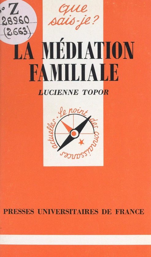 La médiation familiale - cover