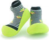 Attipas UFO zwart babyschoenen, ergonomische Baby slippers, slofjes maat 22,5, 18-30 maanden