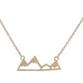 Gouden bergen ketting - Kettingen - By Cleo