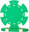Afbeelding van het spelletje Pokerchip Dice Chip - Groen - 11,5 gram - 25 stuks
