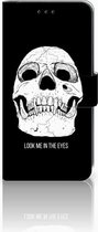 Xiaomi Mi A2 Lite Book Case Hoesje Skull Eyes