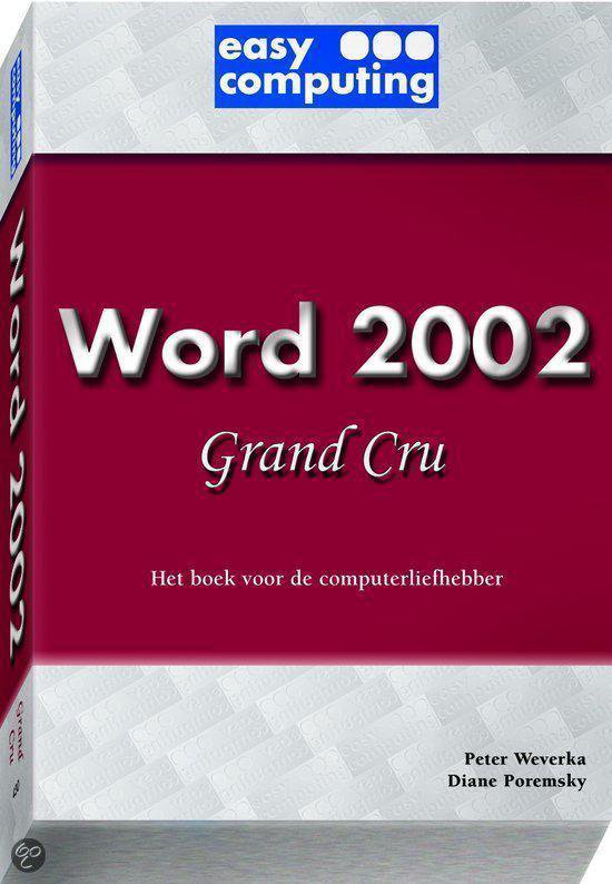 Cover van het boek 'Word 2002 Grand Cru'