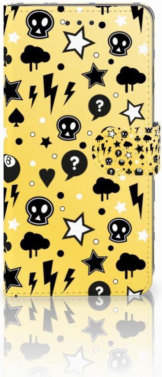 Telefoonhoesje met Naam Apple iPhone Xs Max Punk Geel