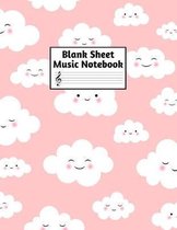 Blank Sheet Music Notebook