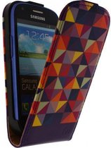Mobilize Ultra Slim Flip Case Samsung Galaxy SIII mini I8190 Viola Triangle