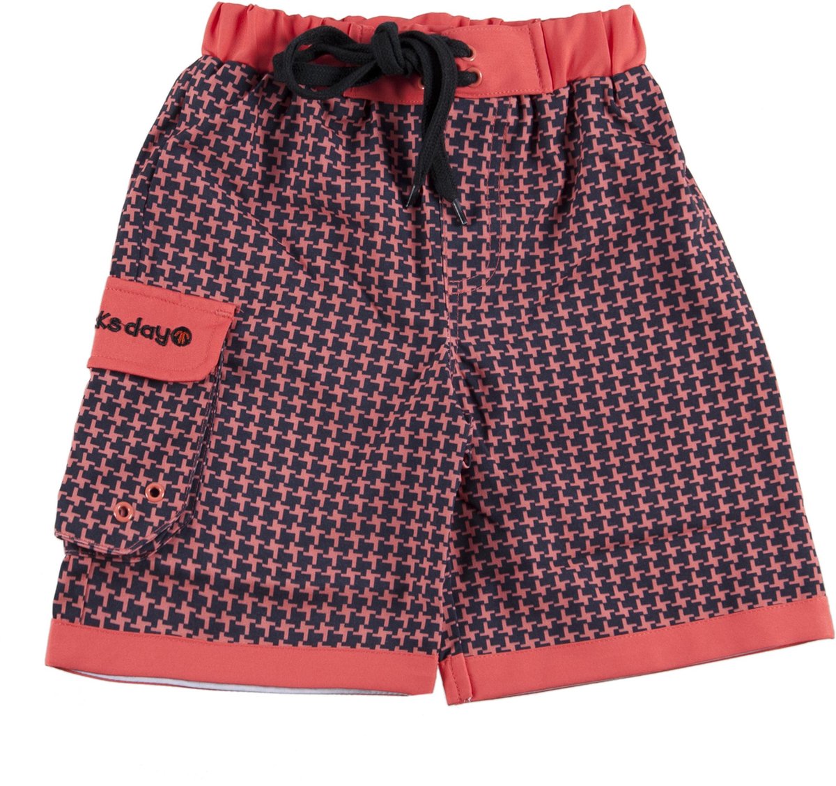 Ducksday - zwembroek - boardshort - short - jongen - UPF50+ - Houndstooth - 4 jaar — afbeelding 2