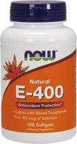 Vitamin E-400 With Mixed Tocopherols - 100 softgels