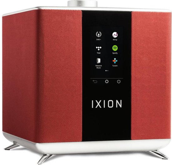 Maestro Rood IXION Audio MAESTRO - Rood - DAB+ Radio - Bluetooth. | bol.com