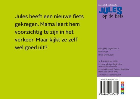 Jules kartonboekje 25 - Jules op de fiets