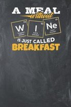 A meal without Wine is just called Breakfast