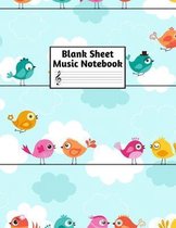 Blank Sheet Music Notebook