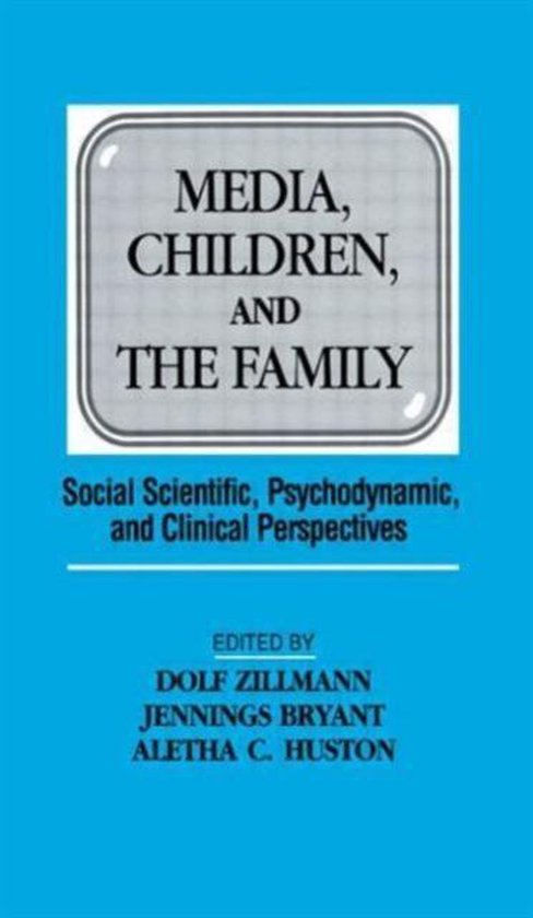 Media, Children, and the Family - cover