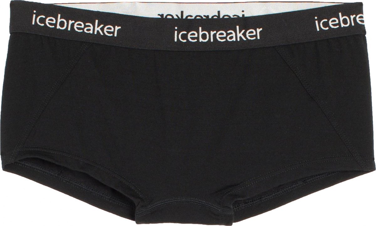 Icebreaker Sprite Hot Pants Dames Thermobroek - Black - L