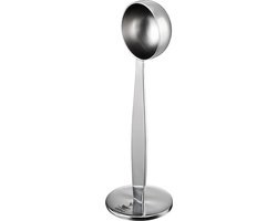 GEFU TAMINO Koffiemaatlepel met Tamper - 7 Gram - RVS - Espresso Accessoire