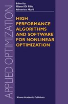 High Performance Algorithms And Software For Nonlinear Optim