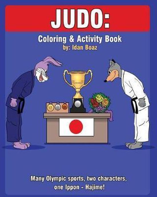 Coloring and Activity Book- Judo - cover