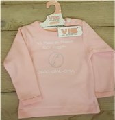 VIB® - Baby T-Shirt Als Papa en Mama Nee zeggen - 0800-Opa-Oma (Roze)-(0-3 mnd) - Babykleertjes - Baby cadeau