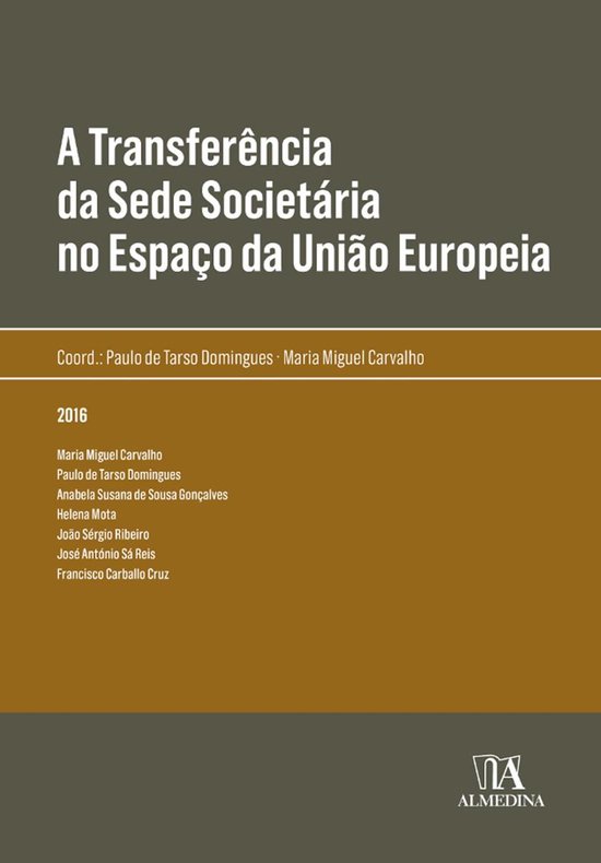 A Transferência da Sede Societária no Espaço da União Eu ... - cover