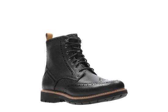 Clarks Veterboots Heren - Zwart - Maat 44 | bol.com