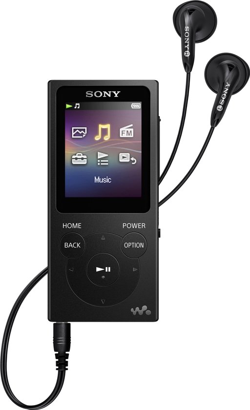 Sony NW-E394 Walkman - MP3 speler - 8GB - Zwart | bol