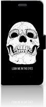 Geschikt voor Samsung Galaxy S8 Plus Bookcover hoesje Skull Eyes