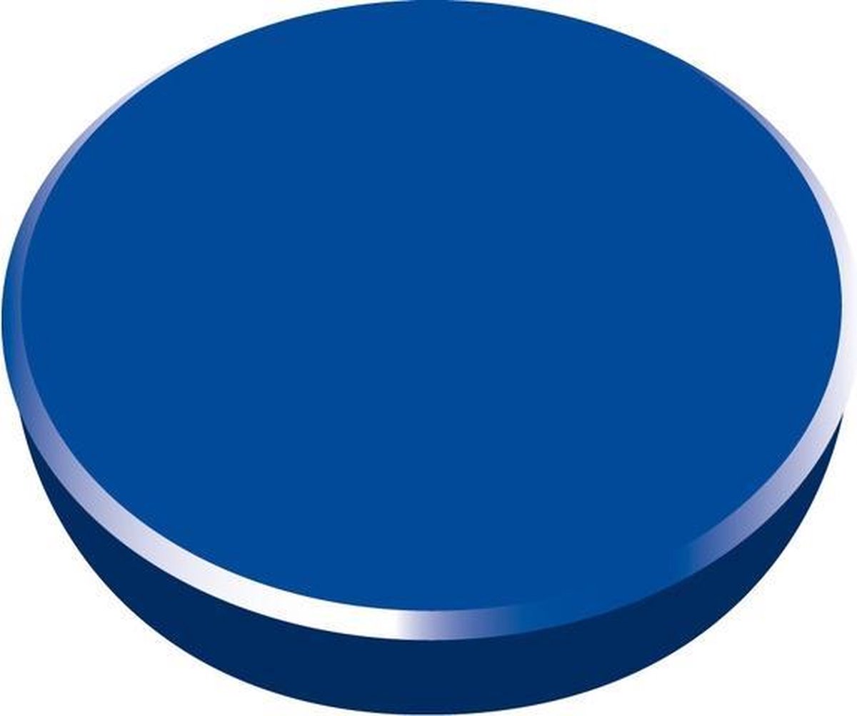 Magneet Alco 38mm rond blister a 2 stuks donkerblauw