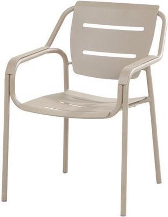 | 4 Seasons Outdoor Eco stapelbare dining stoel taupe Stapelbare stoelen serie ECO Tafels en stoelen Kantoor