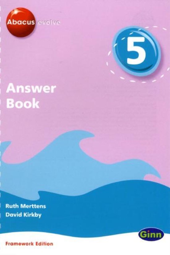 Abacus Evolve Year 5/P6 Answer Book Framework Edition - cover