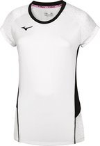 Mizuno Sportshirt - Maat M  - Vrouwen - wit/zwart