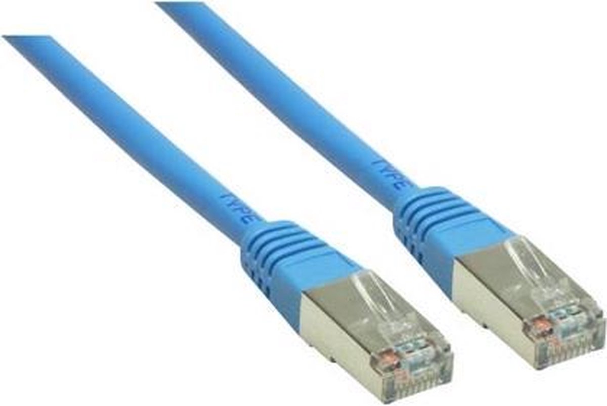 Alcasa 10m Cat6 S/FTP netwerkkabel SF/UTP (S-FTP) Blauw